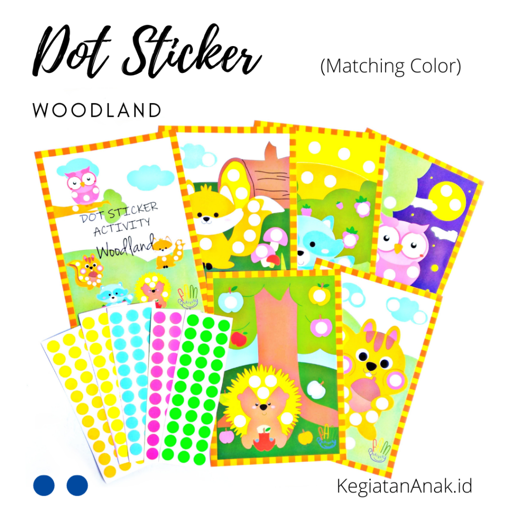 Serba Serbi Produk Dot Sticker Activity (matching&nbsp;color)